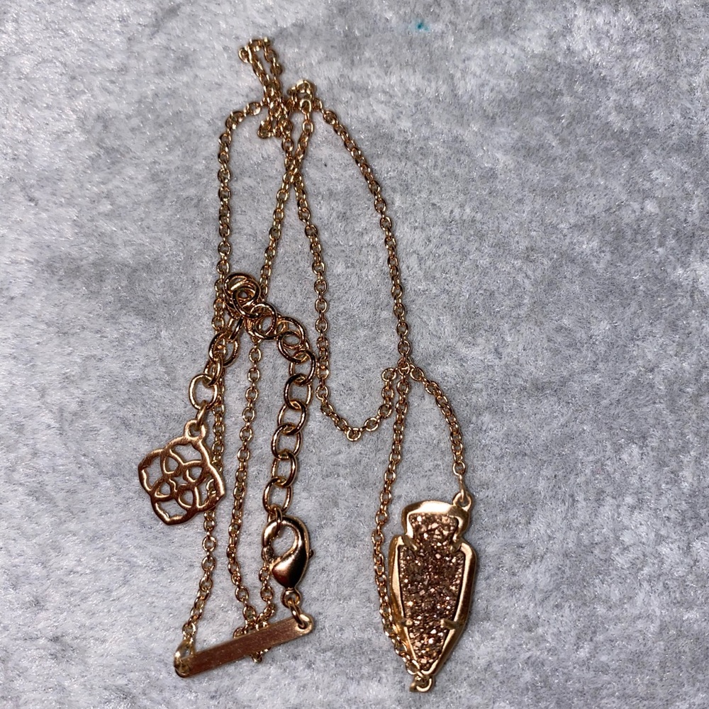 Rose gold KS necklace!
